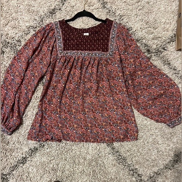 Gap size M flowy boho blouse (F102) - Picture 7 of 9